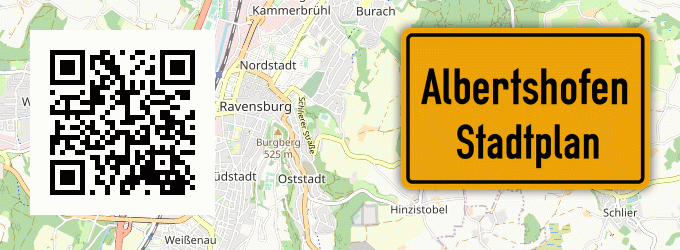 Stadtplan Albertshofen, Schwaben