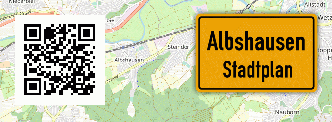 Stadtplan Albshausen, Kreis Wetzlar