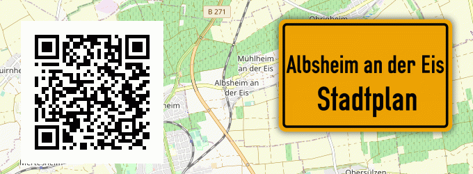 Stadtplan Albsheim an der Eis