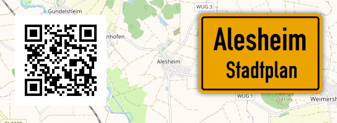 Stadtplan Alesheim