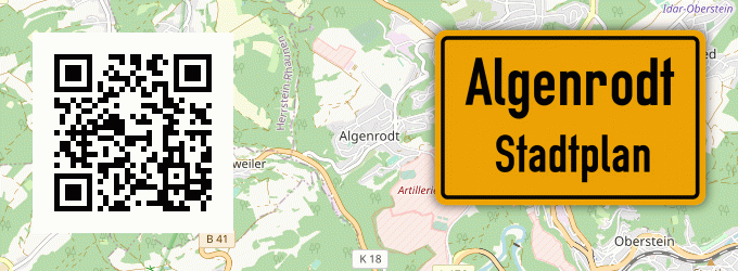 Stadtplan Algenrodt