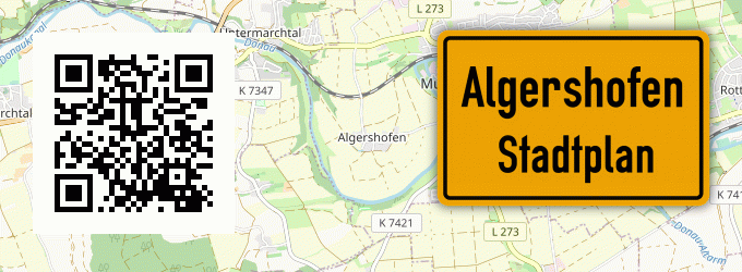 Stadtplan Algershofen