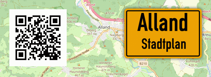 Stadtplan Alland