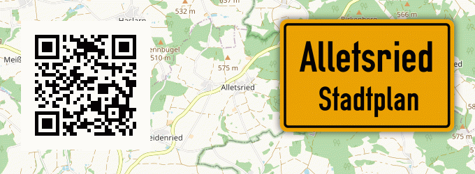 Stadtplan Alletsried
