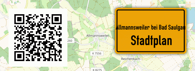Stadtplan Allmannsweiler bei Bad Saulgau