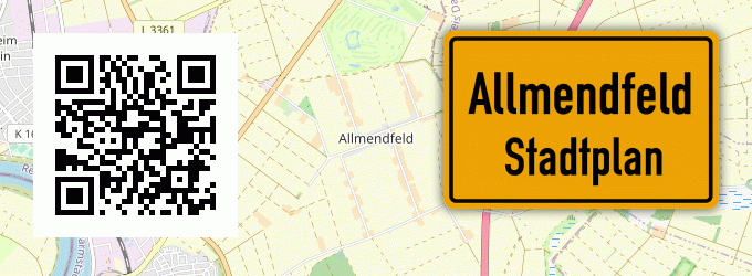 Stadtplan Allmendfeld