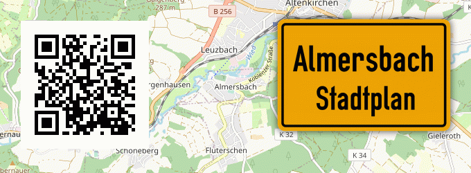 Stadtplan Almersbach