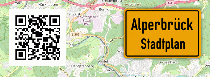 Stadtplan Alperbrück