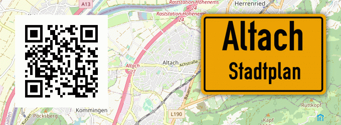 Stadtplan Altach