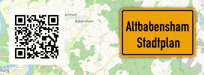 Stadtplan Altbabensham