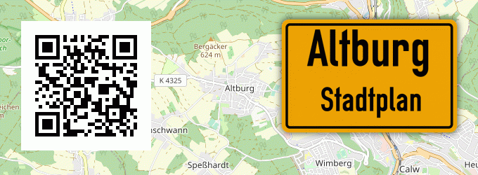 Stadtplan Altburg