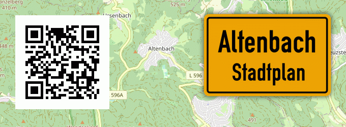 Stadtplan Altenbach, Bayern