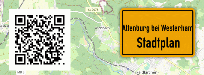 Stadtplan Altenburg bei Westerham