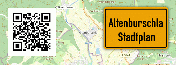 Stadtplan Altenburschla