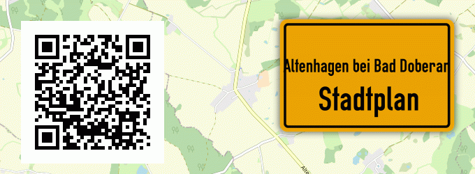 Stadtplan Altenhagen bei Bad Doberan