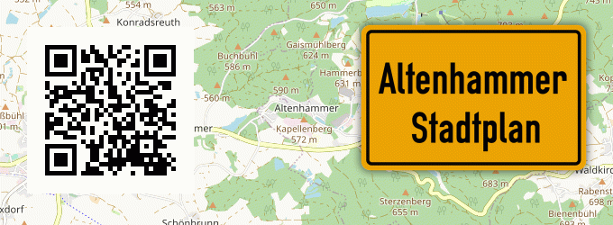 Stadtplan Altenhammer, Bayern