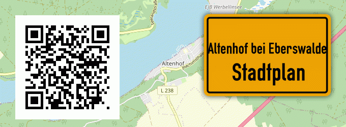 Stadtplan Altenhof bei Eberswalde