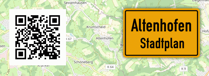 Stadtplan Altenhofen, Westerwald