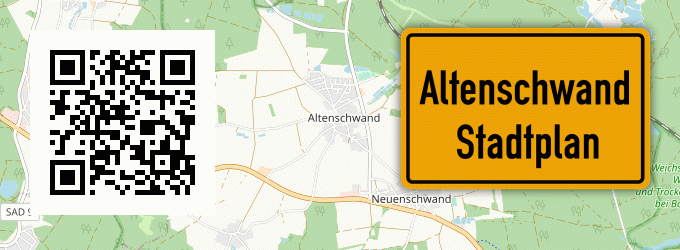 Stadtplan Altenschwand, Oberpfalz