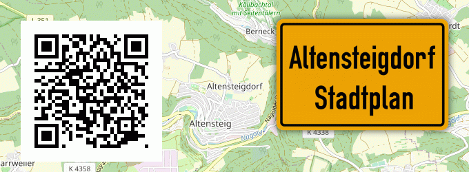 Stadtplan Altensteigdorf