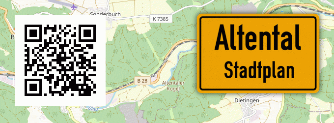 Stadtplan Altental