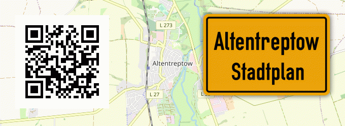 Stadtplan Altentreptow