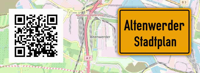 Stadtplan Altenwerder