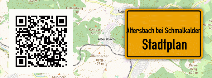 Stadtplan Altersbach bei Schmalkalden
