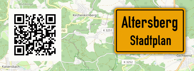 Stadtplan Altersberg