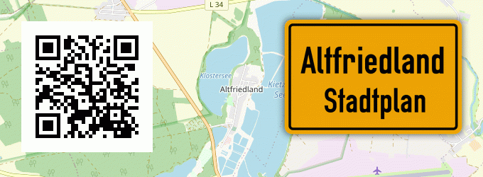 Stadtplan Altfriedland