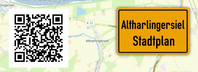 Stadtplan Altharlingersiel
