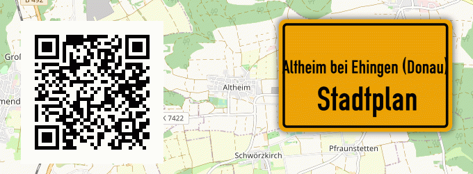 Stadtplan Altheim bei Ehingen (Donau)