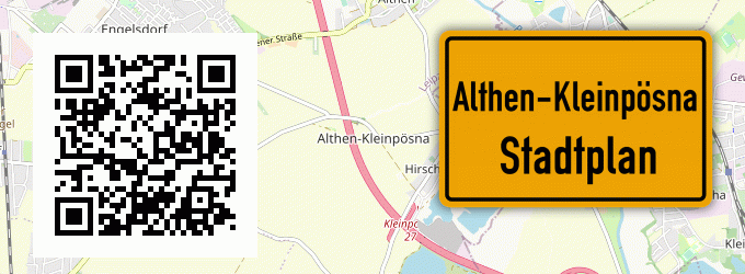 Stadtplan Althen-Kleinpösna