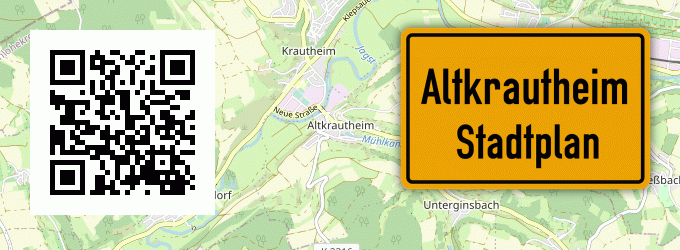Stadtplan Altkrautheim
