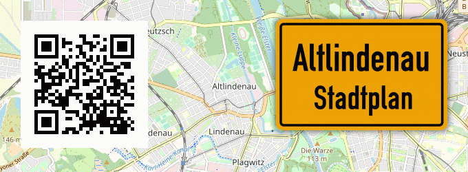 Stadtplan Altlindenau