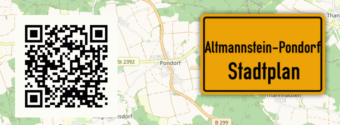 Stadtplan Altmannstein-Pondorf