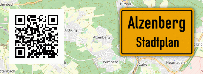 Stadtplan Alzenberg