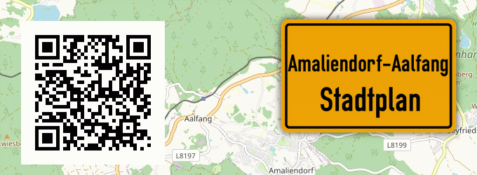 Stadtplan Amaliendorf-Aalfang