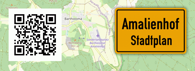 Stadtplan Amalienhof