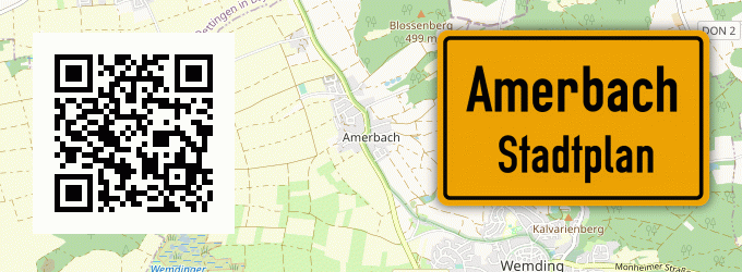 Stadtplan Amerbach