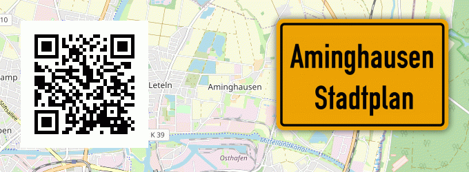 Stadtplan Aminghausen, Westfalen
