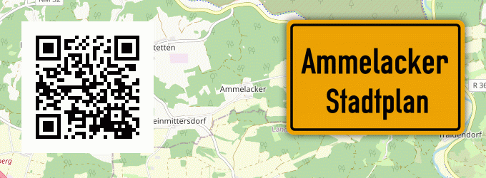 Stadtplan Ammelacker, Oberpfalz