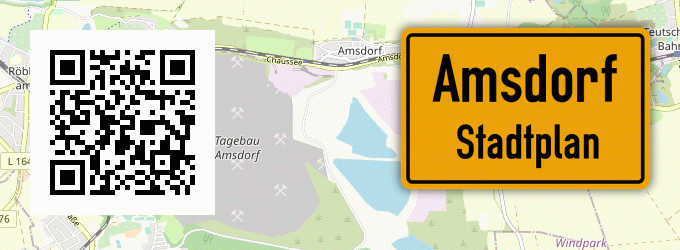 Stadtplan Amsdorf