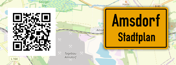 Stadtplan Amsdorf