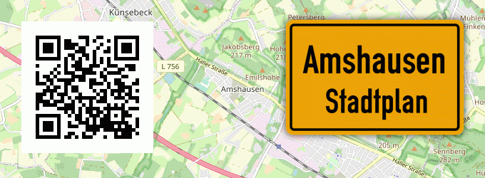 Stadtplan Amshausen