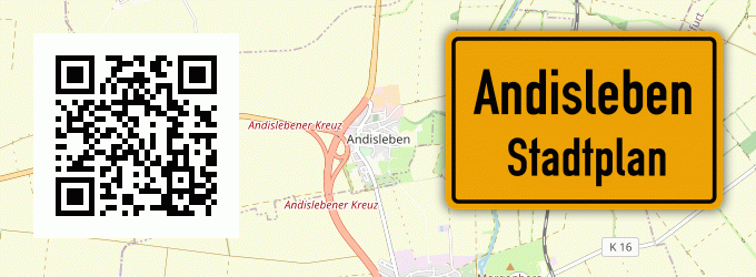 Stadtplan Andisleben