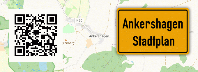 Stadtplan Ankershagen