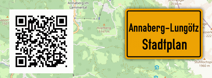 Stadtplan Annaberg-Lungötz