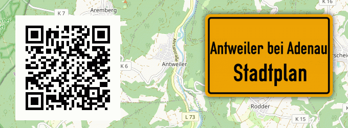 Stadtplan Antweiler bei Adenau
