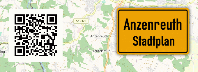 Stadtplan Anzenreuth